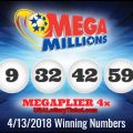 Mega Millions Lottery Draw Results OF 04/13/2018: Just One Lucky Player Become Millionaire