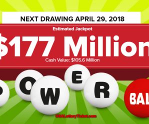 Powerball  Lottery  Draw Results Of  04/25/2018: There are 2 Lucky Winners Becoming Millionaires