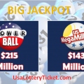 US Mega Millions Jackpot rolls over $100 million and Powerball Jackpot goes up to $200 million
