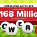 Powerball rises to $168 million for Saturday, July 28, 2018