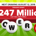 Powerball unclaimed, will rise to $247 million for Saturday, Aug 11, 2018