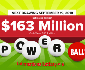 No Winner Saturday, Powerball Jackpot Rise To $163 Million
