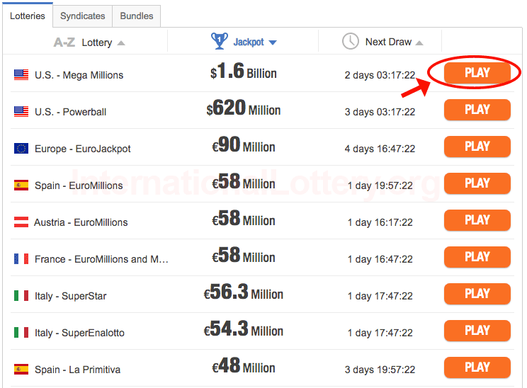 Lottery List