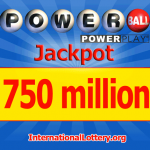 Powerball Jackpot at $750 million