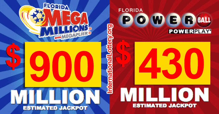 current mega millions and powerball jackpots