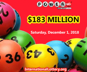 Following The Mega Millions, PowerBall Rises Up To $183 Million For The First Prize