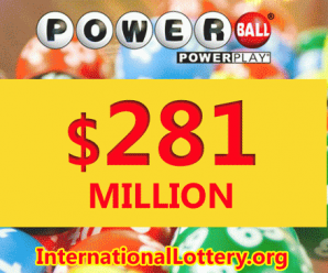 Two $1M Powerball tickets sold in MI and WA, Jackpot jumps up to $281M