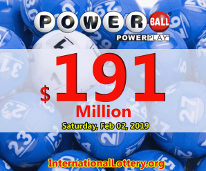 One ticket got $1 million; Powerball jackpot conquers $191 million