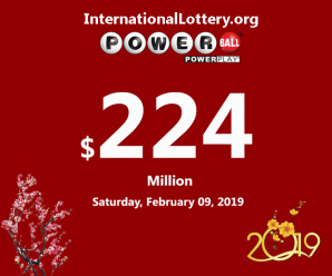 Powerball lottery: 2 Second prizes awarded on Wenesday, Feb.06, 2019