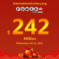 Four lucky mans became millionaires; Powerball up to $242 million