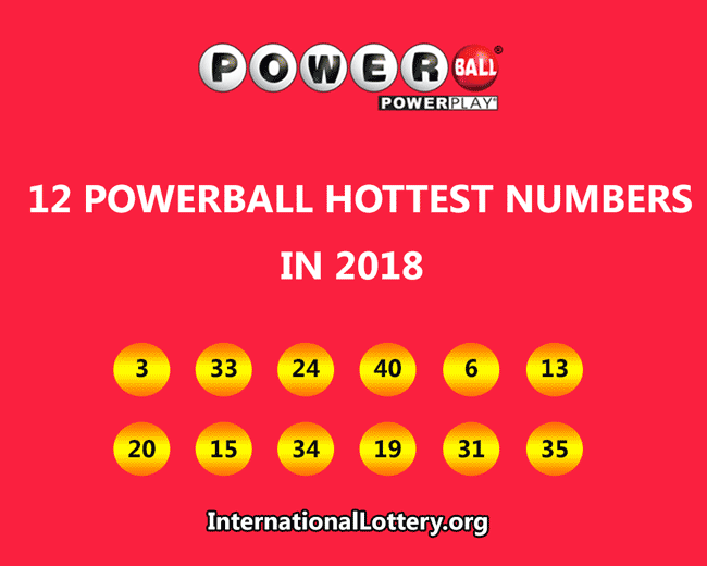 Top 12 Powerball lottery hottest numbers in 2018