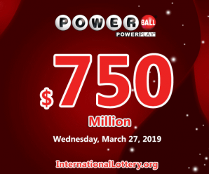 Numerous awards appeared: Powerball jackpot soars up to $750 million