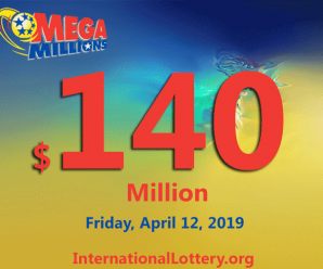 Mega Millions increases to $140 million for the next Friday’s drawing
