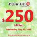 Powerball lottery draw results of 05/11/2019: Four lucky players became millionaire