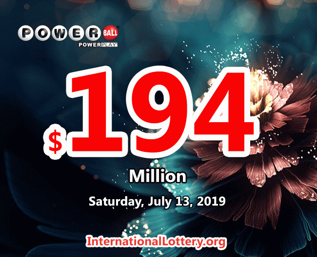 lotto numbers july 13 2019