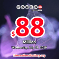 Three-second prizes, Powerball jackpot rolls to $88 million