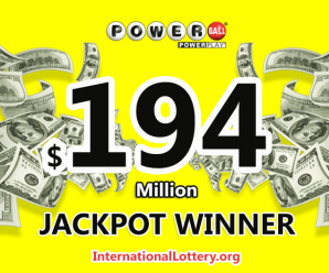 $194 million jackpot of Powerball lottery found the owner