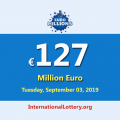 EuroMillions Jackpot is €127 million euro – the biggest jackpot in the world