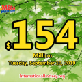 Mega Millions jackpot grows to $154 millions