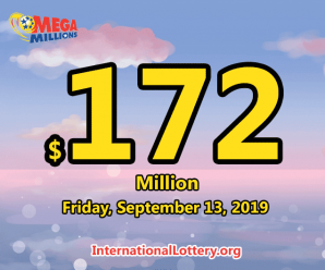 Mega Millions results for 10 Sept, 2019 – Jackpot hits $172 million