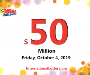 Mega Millions results of October 01, 2019; Jackpot stands at $50 million