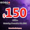 Powerball results for 2019/12/11: Jackpot is $150 million