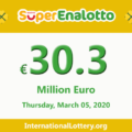 Jackpot SuperEnalotto is becoming hotter with 30.3 million Euro