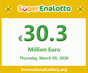 Jackpot SuperEnalotto is becoming hotter with 30.3 million Euro
