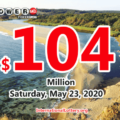 Powerball results for 2020/05/20; Jackpot is up to $104 million