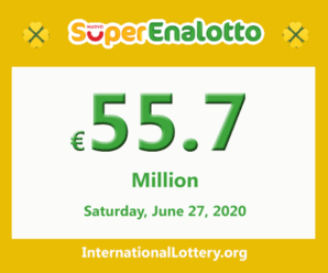 Results of SuperEnalotto lottery on June 25, 2020; Jackpot raises to 55.7 million Euro