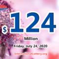 Mega Millions results for 2020/07/21: Jackpot stands at $124 million