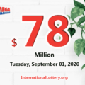 Mega Millions rewared a $3 millions prize; Jackpot raises to $78 million
