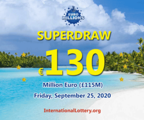 €130 million – EuroMillions Superdraws Lottery is the largest jackpot in the world