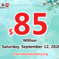 The result of Powerball lottery of America on September 09, 2020