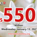 Powerball jackpot now is $550 million: Two new winners of $1 million