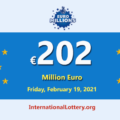 Now, Jackpot is €202 million Euro is the biggest jackpot in the wolrd