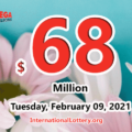 Mega Millions results for 2021/02/05; Jackpot stands at $68 million