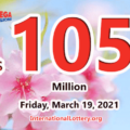 Mega Millions results for 2021/03/16: Jackpot stands at $105 million