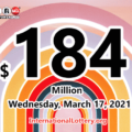 Powerball results for 2021/03/13: Jackpot stands at $184 million