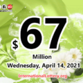 Powerball results of April 10, 2021; Jackpot is $67 million