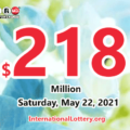 Powerball results for 2021/05/19; Jackpot swells to $218 million
