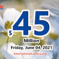 Mega Millions results of June 01, 2021 – Two players won $1,000,000 prize