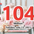 Mega Millions results for 2021/07/09; Jackpot stands at $104 million