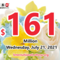 A winner received the second prize; Powerball jackpot spins to $161 million