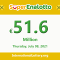 SuperEnalotto jackpot raises continuously to €51.6 million