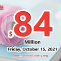 Mega Millions results for 2021/10/12: Jackpot stands at $84 million