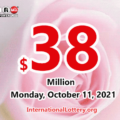 Powerball results of October 09, 2021; Jackpot is $38 million