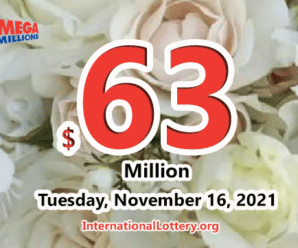 Mega Millions jackpot is waiting the owner, It is $63 million now