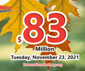 Who will win $83 million Mega Millions jackpot on November 23, 2021?