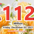 Results of November 30, 2021; Mega Millions jackpot raises to $112 million